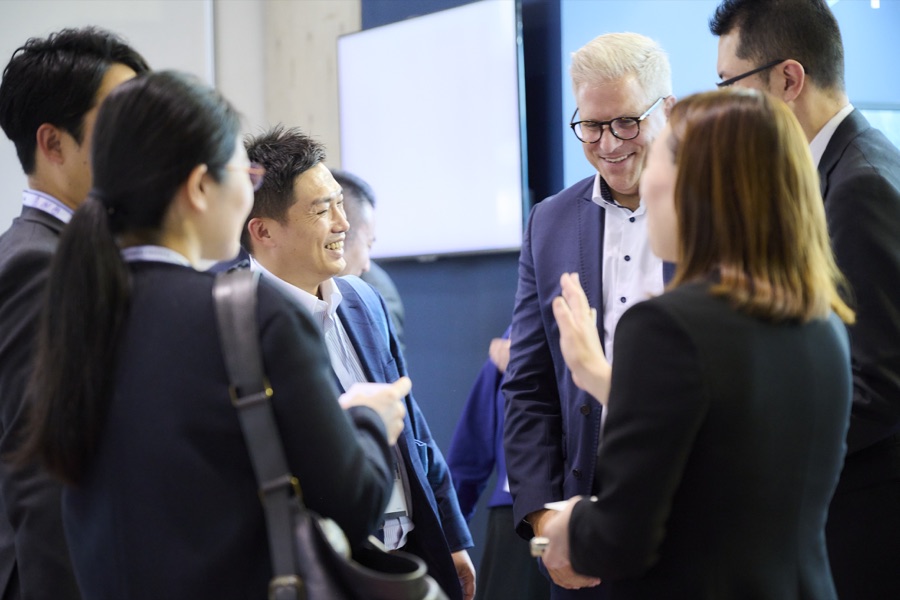国際展示会の風景